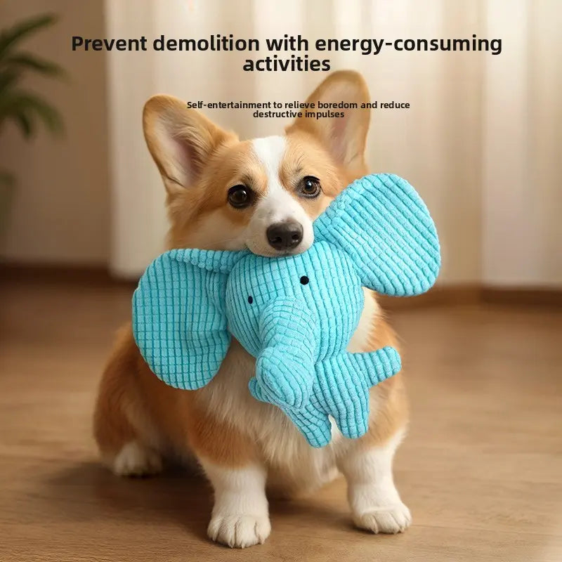 Durable Chew Plush Squeaky Dog Toys for Puppies, Teething & Self-Entertainment, Boredom Relief Pet Toys