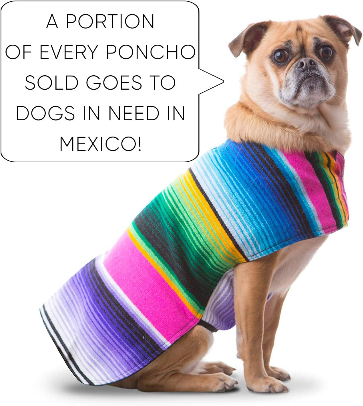 Mexican Serape Dog Poncho