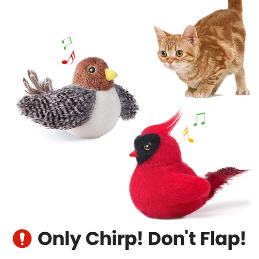 Chirping Bird Cat Toys