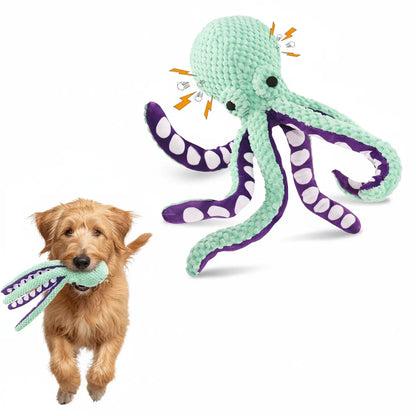 Plush Chew Toys for Large Dogs，Durable Fabric for Small, Medium, and Large Pets，A Toy with a Soft Sound-Producing Mechanism for Playing With-Mrwj