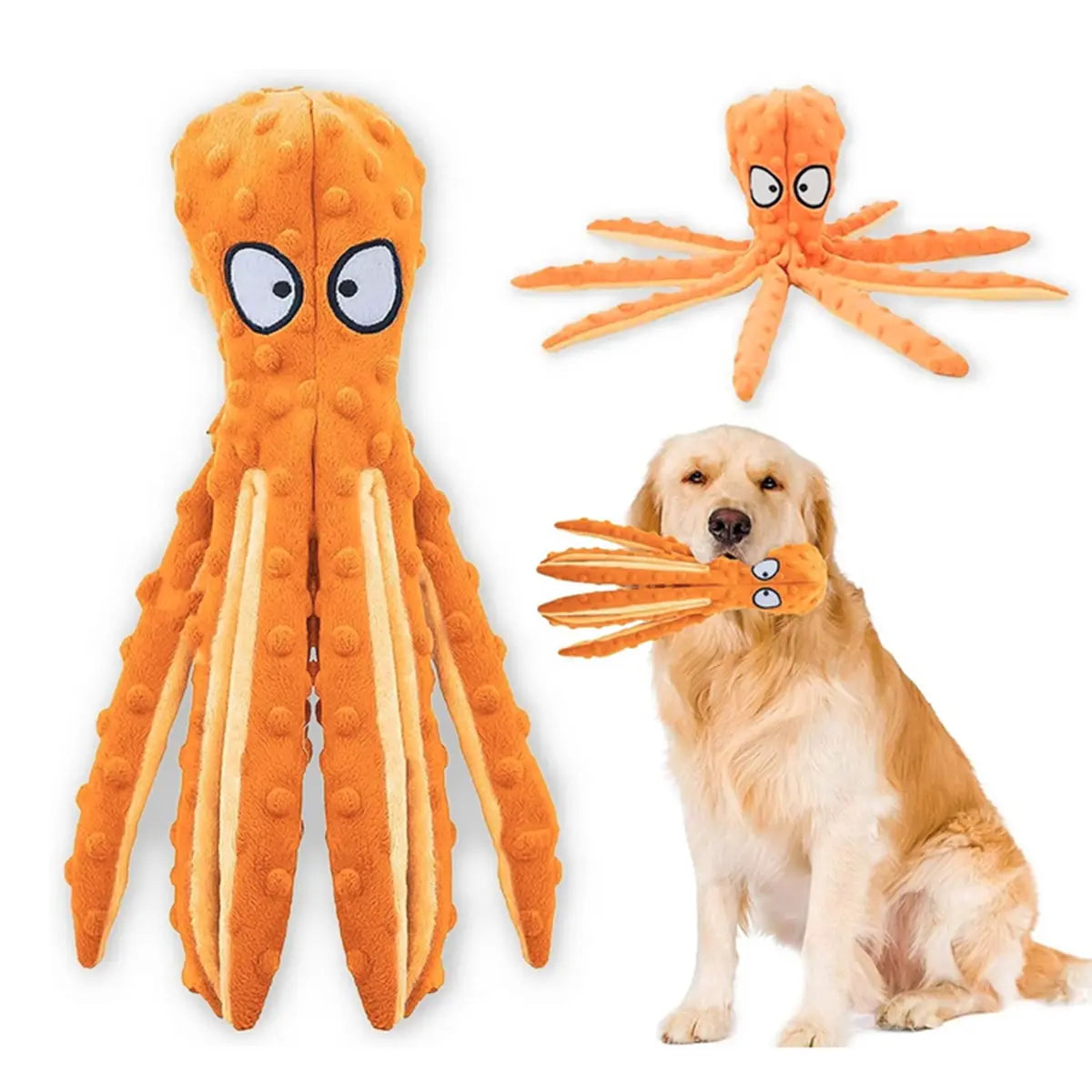 Plush Chew Toys for Large Dogs，Durable Fabric for Small, Medium, and Large Pets，A Toy with a Soft Sound-Producing Mechanism for Playing With-Mrwj