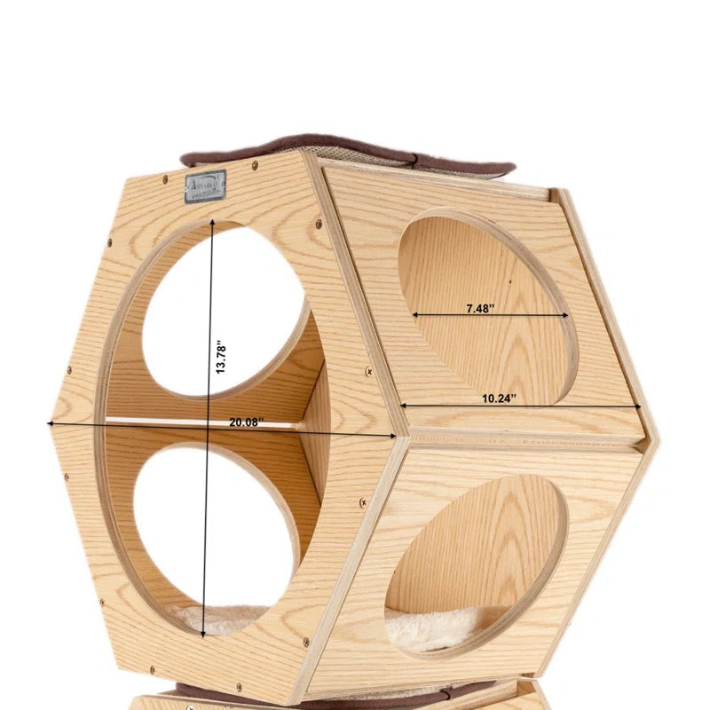 Wood Wall Cat Tree