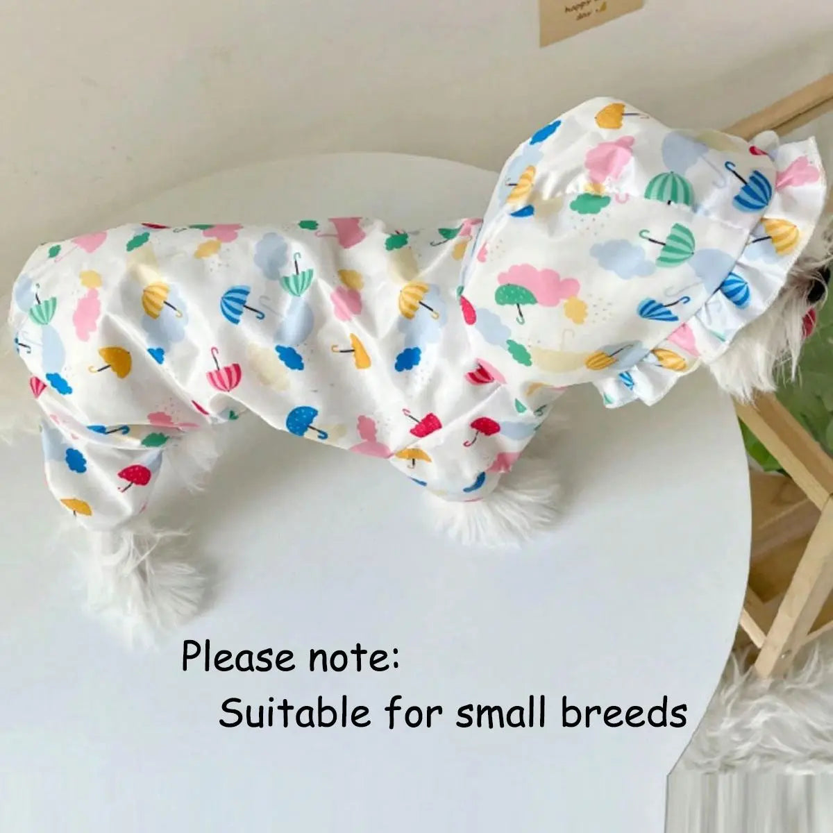 Hooded Dog Raincoat