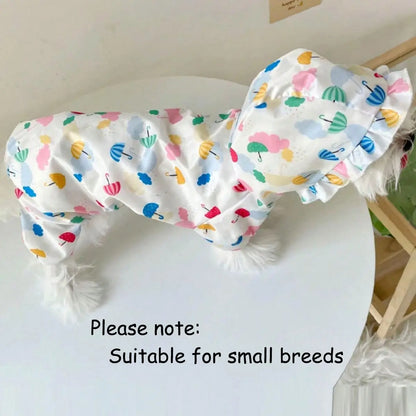 Hooded Dog Raincoat