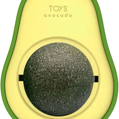2 Pcs Avocado Catnip Balls, Catnip Wall Balls, Cat Toys for Indoor Cats, Kitten Toys, Healthy Catnip Chew Toys for Kitten