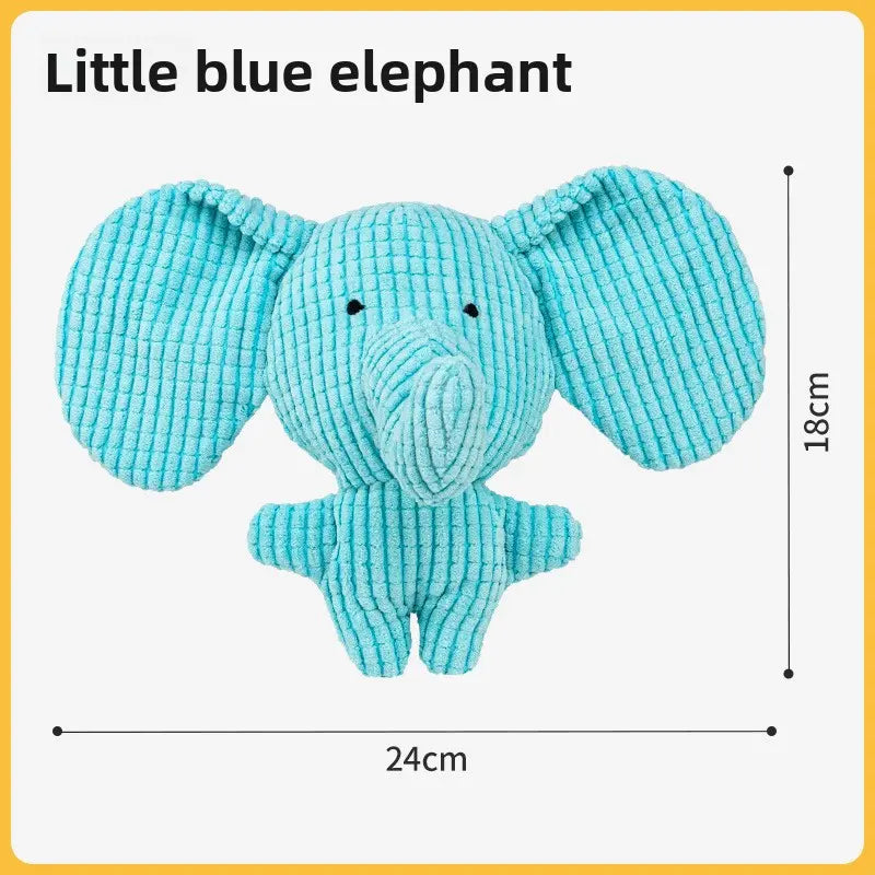 Durable Chew Plush Squeaky Dog Toys for Puppies, Teething & Self-Entertainment, Boredom Relief Pet Toys