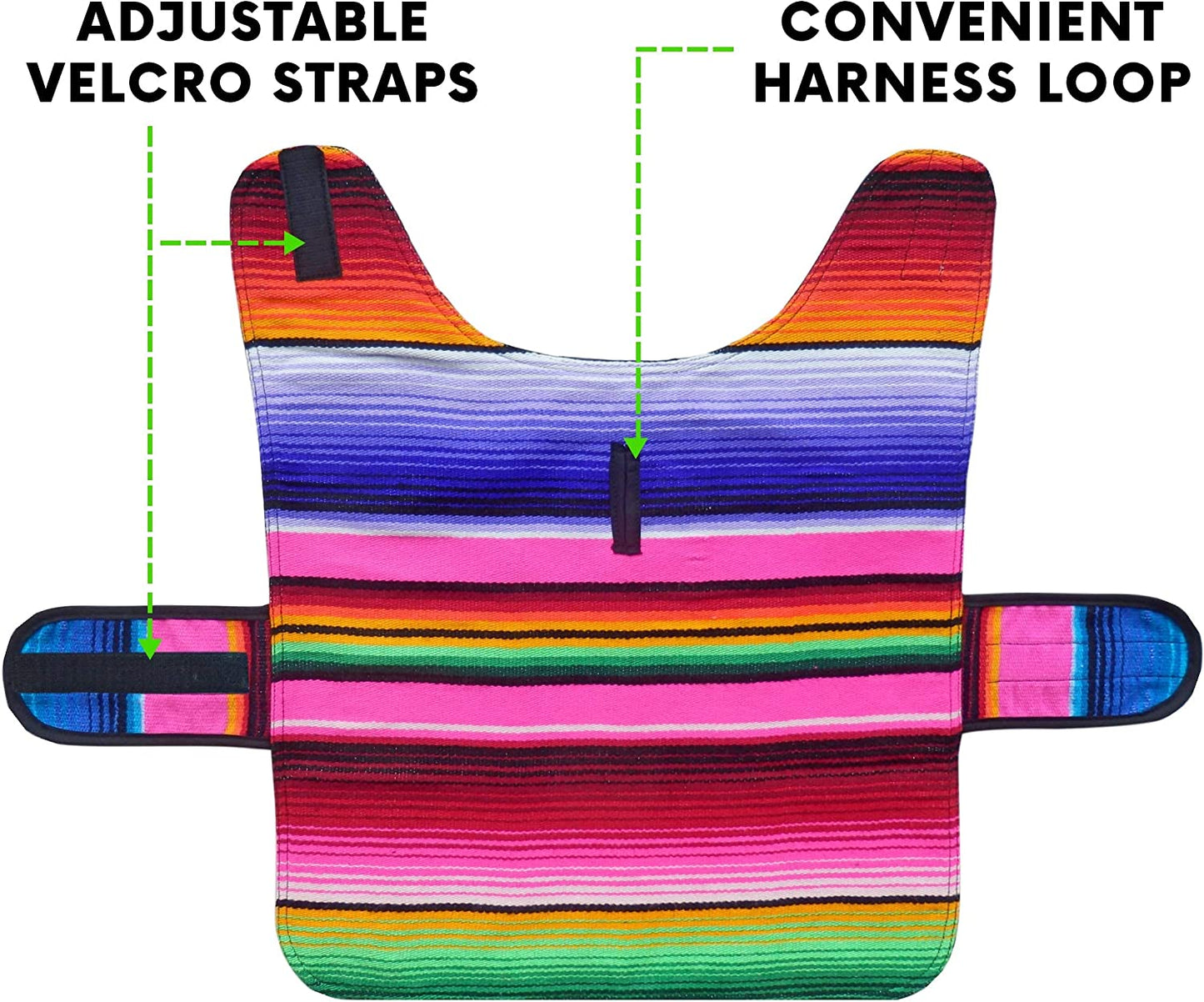 Mexican Serape Dog Poncho