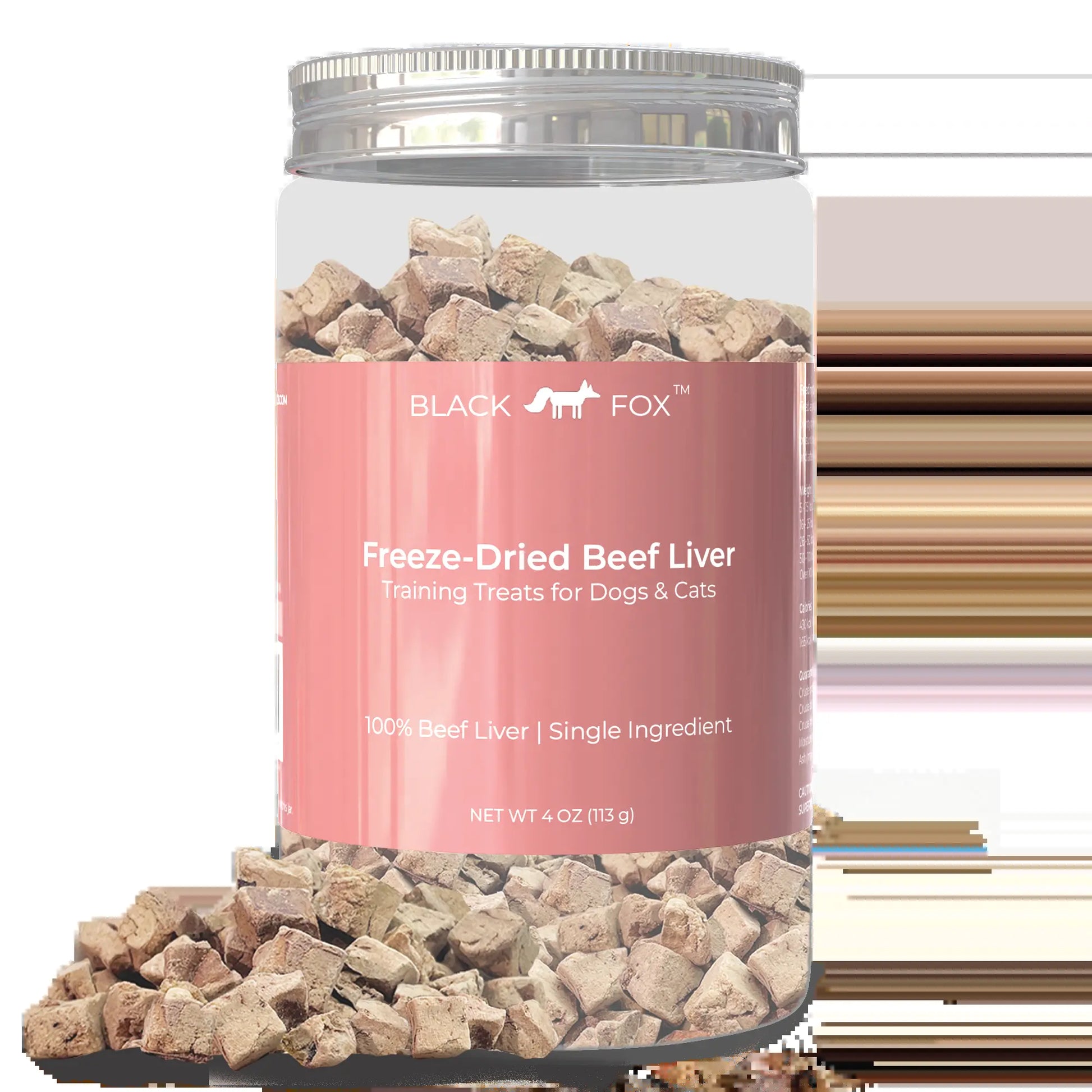 Freeze-Dried Beef Liver Training Treats Snacks for Dogs & Cats