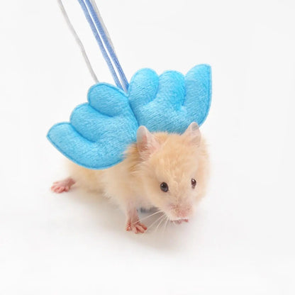 Small Animal Harness and Leash Set for Hamsters, Lizards, and Bearded Dragons - Secure, Adjustable, and Comfortable Walking Accessory