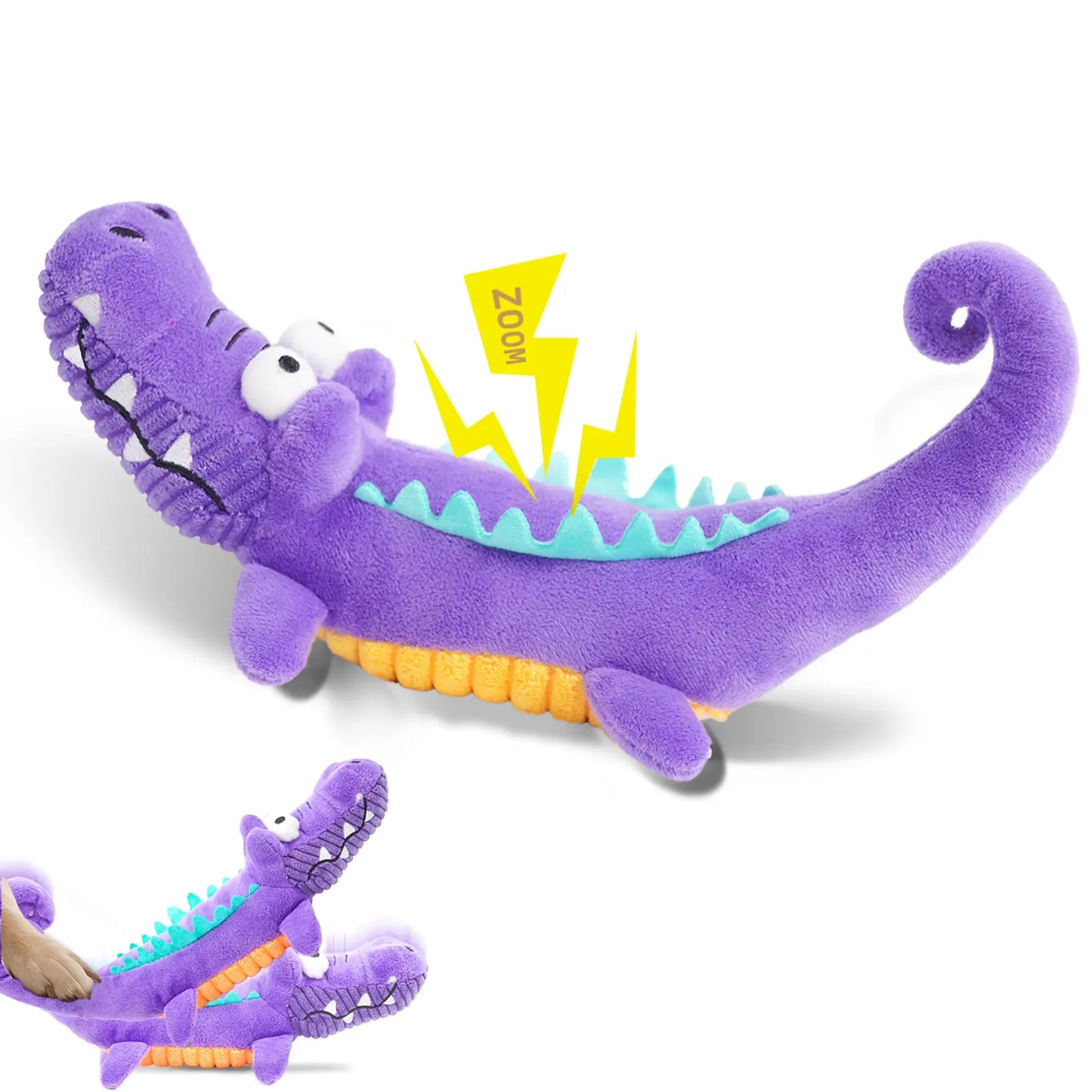 Plush Chew Toys for Large Dogs，Durable Fabric for Small, Medium, and Large Pets，A Toy with a Soft Sound-Producing Mechanism for Playing With-Mrwj
