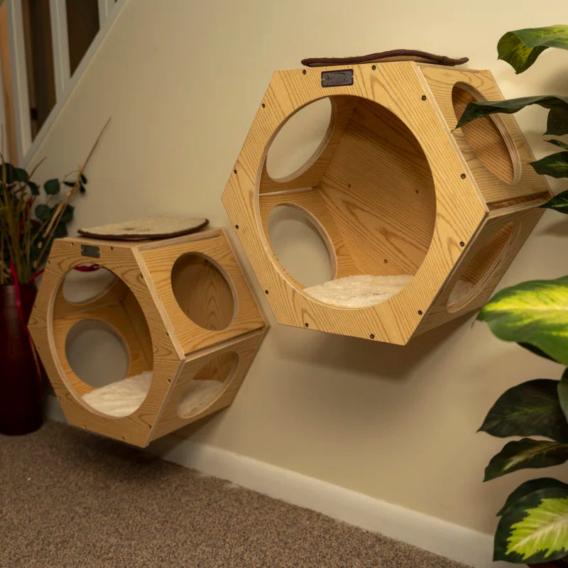 Wood Wall Cat Tree
