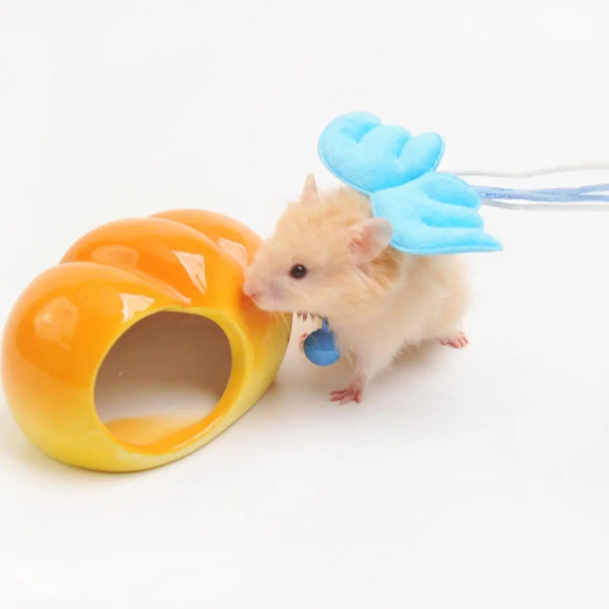 Small Animal Harness and Leash Set for Hamsters, Lizards, and Bearded Dragons - Secure, Adjustable, and Comfortable Walking Accessory
