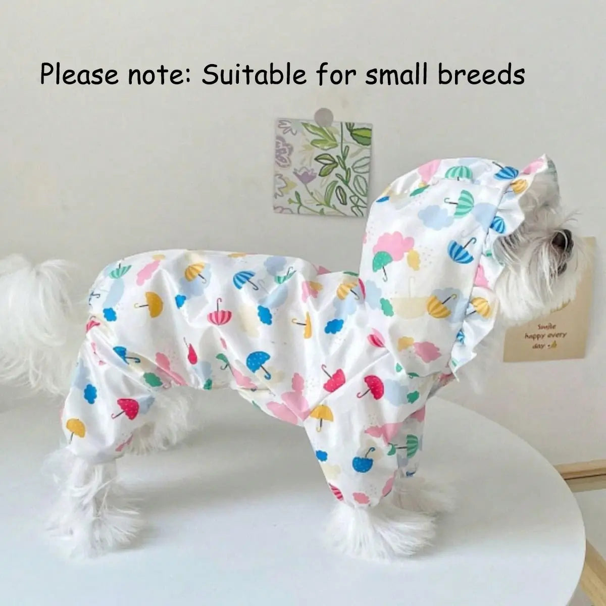 Hooded Dog Raincoat