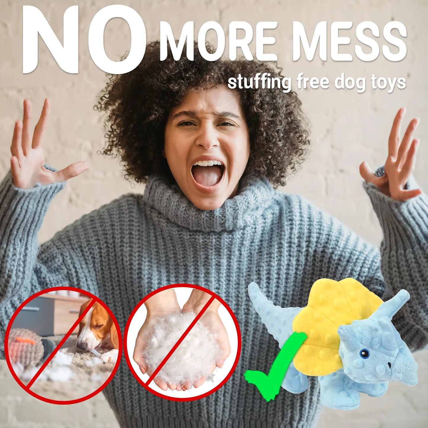 No Stuffing Squeaky Dog Toys promote mess-free playtime with adorable plush designs and built-in squeakers.