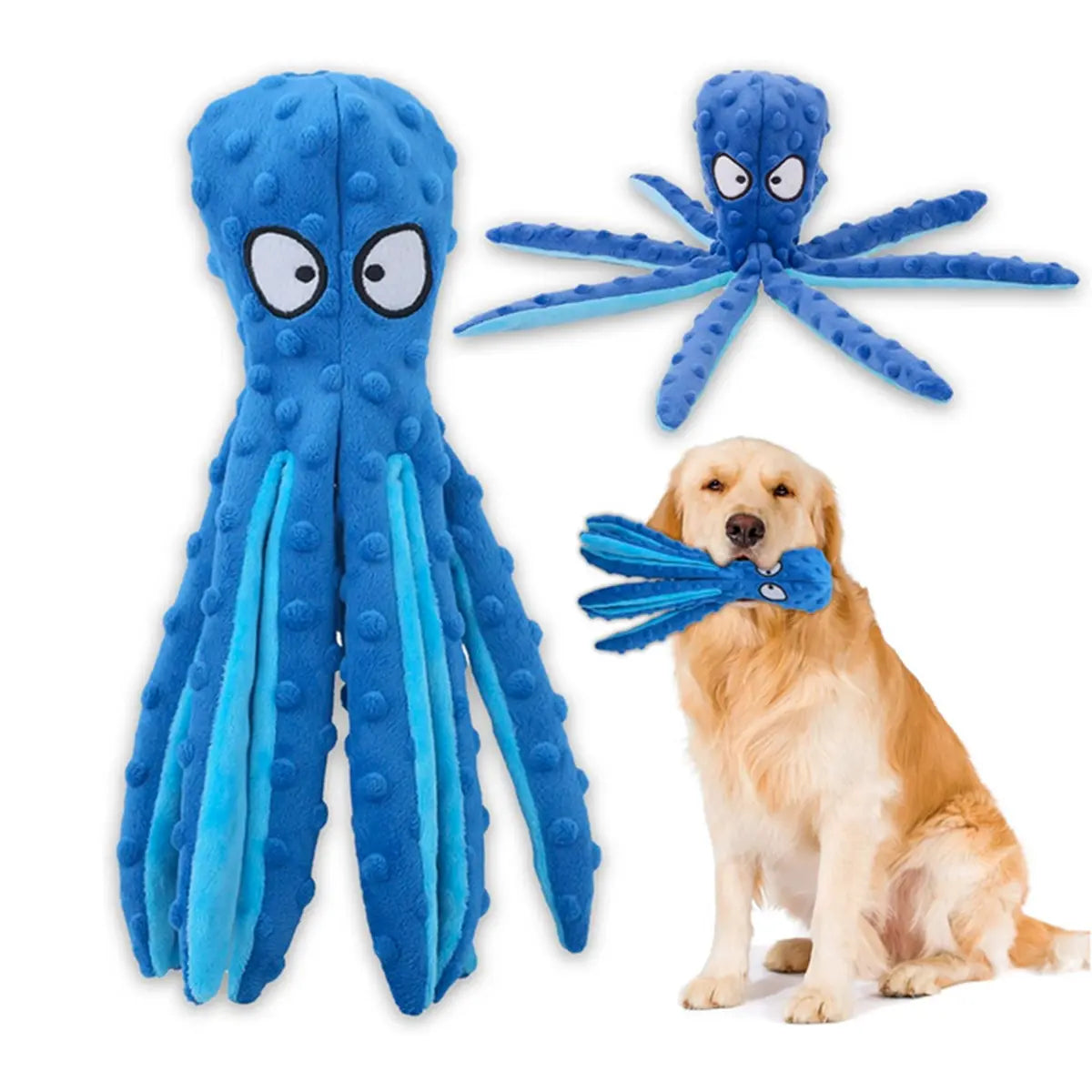 Plush Chew Toys for Large Dogs，Durable Fabric for Small, Medium, and Large Pets，A Toy with a Soft Sound-Producing Mechanism for Playing With-Mrwj