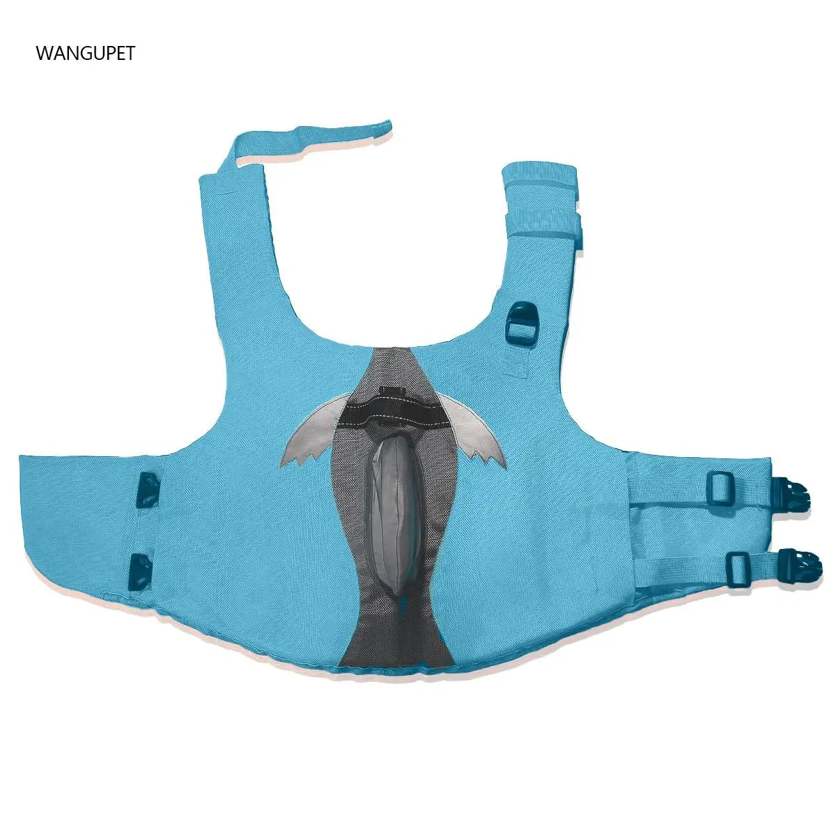 Cute Shark Fin Design Pet Lifejacket, Reflective Pet Lifejacket, Breathable Pet Swimming Vest, Dog & Cat Clothing
