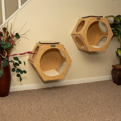 Wood Wall Cat Tree