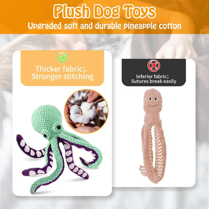 Plush Chew Toys for Large Dogs，Durable Fabric for Small, Medium, and Large Pets，A Toy with a Soft Sound-Producing Mechanism for Playing With-Mrwj