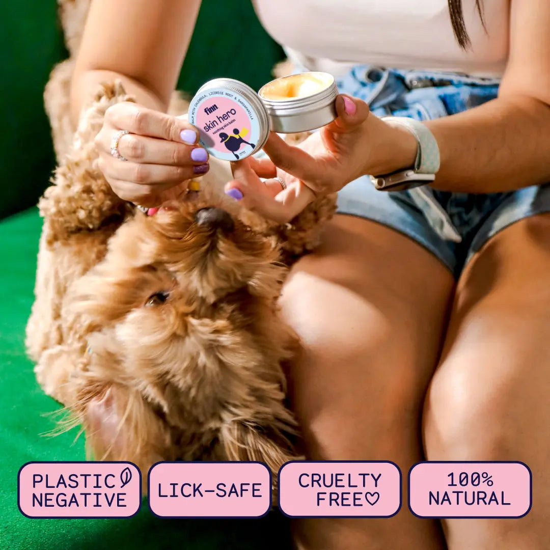 FINN Skin Hero – Revitalizing Natural Dog Skin Balm – Soothes, Strengthens & Protects from Hot Spots, Itching and Irritation - 1.75 Oz