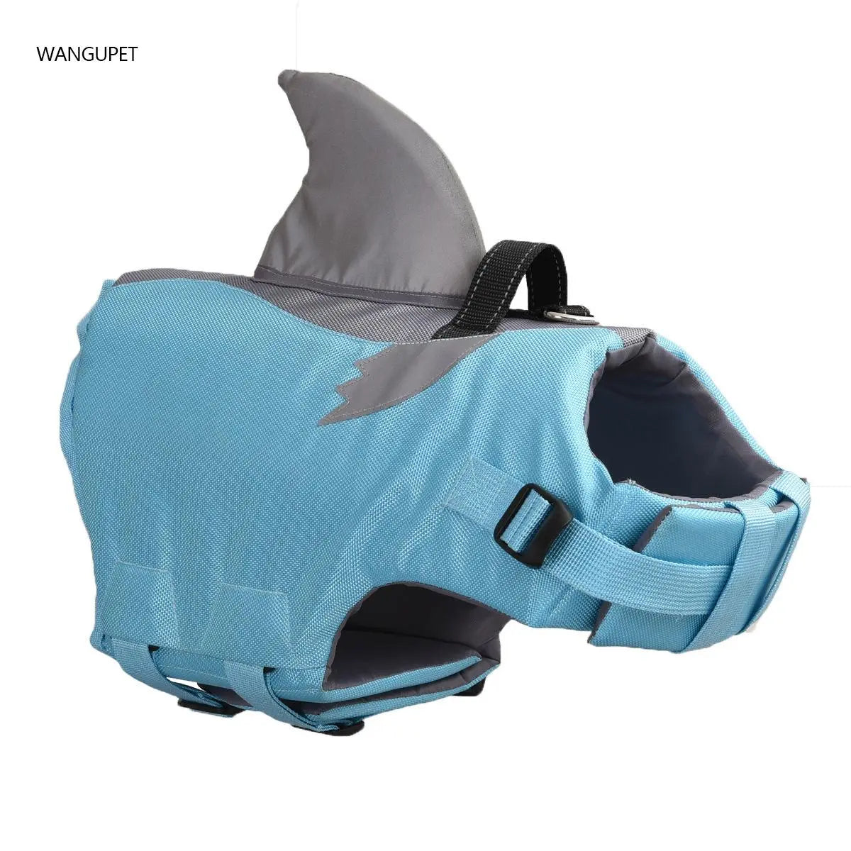 Cute Shark Fin Design Pet Lifejacket, Reflective Pet Lifejacket, Breathable Pet Swimming Vest, Dog & Cat Clothing