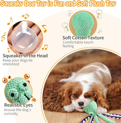 Plush Chew Toys for Large Dogs，Durable Fabric for Small, Medium, and Large Pets，A Toy with a Soft Sound-Producing Mechanism for Playing With-Mrwj