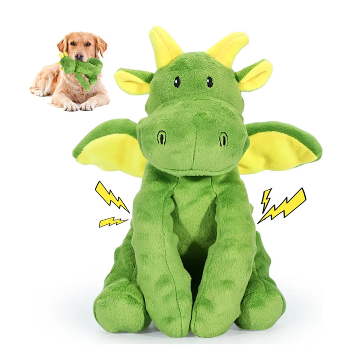 Plush Chew Toys for Large Dogs，Durable Fabric for Small, Medium, and Large Pets，A Toy with a Soft Sound-Producing Mechanism for Playing With-Mrwj
