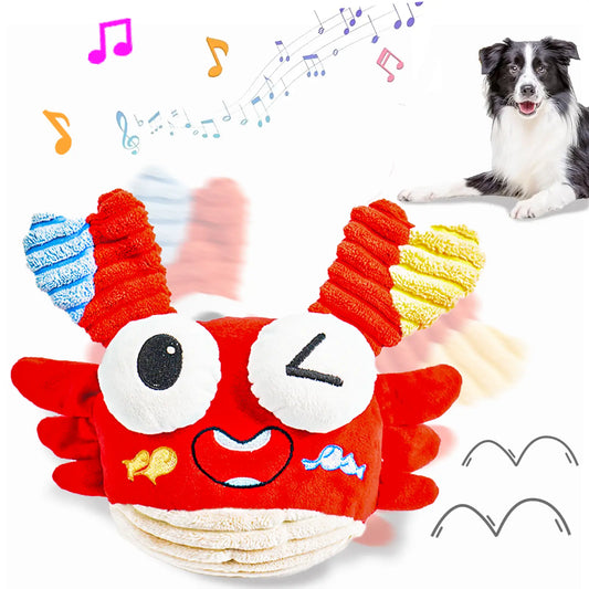 Plush Chew Toys for Large Dogs，Durable Fabric for Small, Medium, and Large Pets，A Toy with a Soft Sound-Producing Mechanism for Playing With-Mrwj