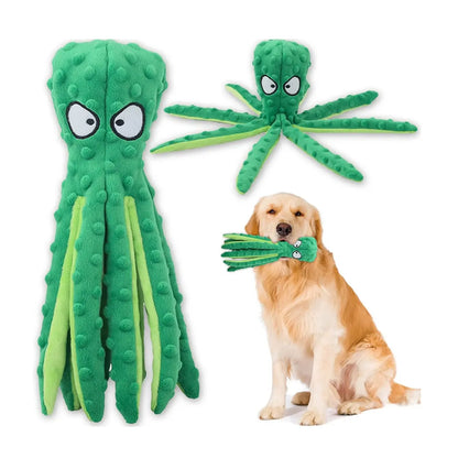 Plush Chew Toys for Large Dogs，Durable Fabric for Small, Medium, and Large Pets，A Toy with a Soft Sound-Producing Mechanism for Playing With-Mrwj