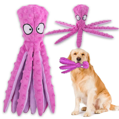 Plush Chew Toys for Large Dogs，Durable Fabric for Small, Medium, and Large Pets，A Toy with a Soft Sound-Producing Mechanism for Playing With-Mrwj