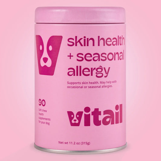 Vitail Skin Health + Seasonal Allergy Soft Chew Health Supplements for Dogs