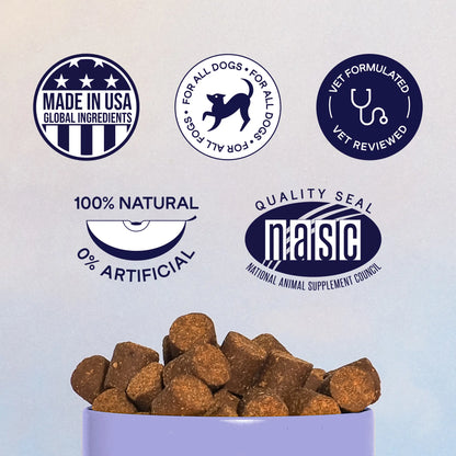 FINN Digestive Probiotics for Dogs - Complete Digestive System Support with 6 Stains Live Probiotics, Pumpkin & Prebiotics - Vet Recommended - 90 Soft Chews – Canine Nutritional Supplement