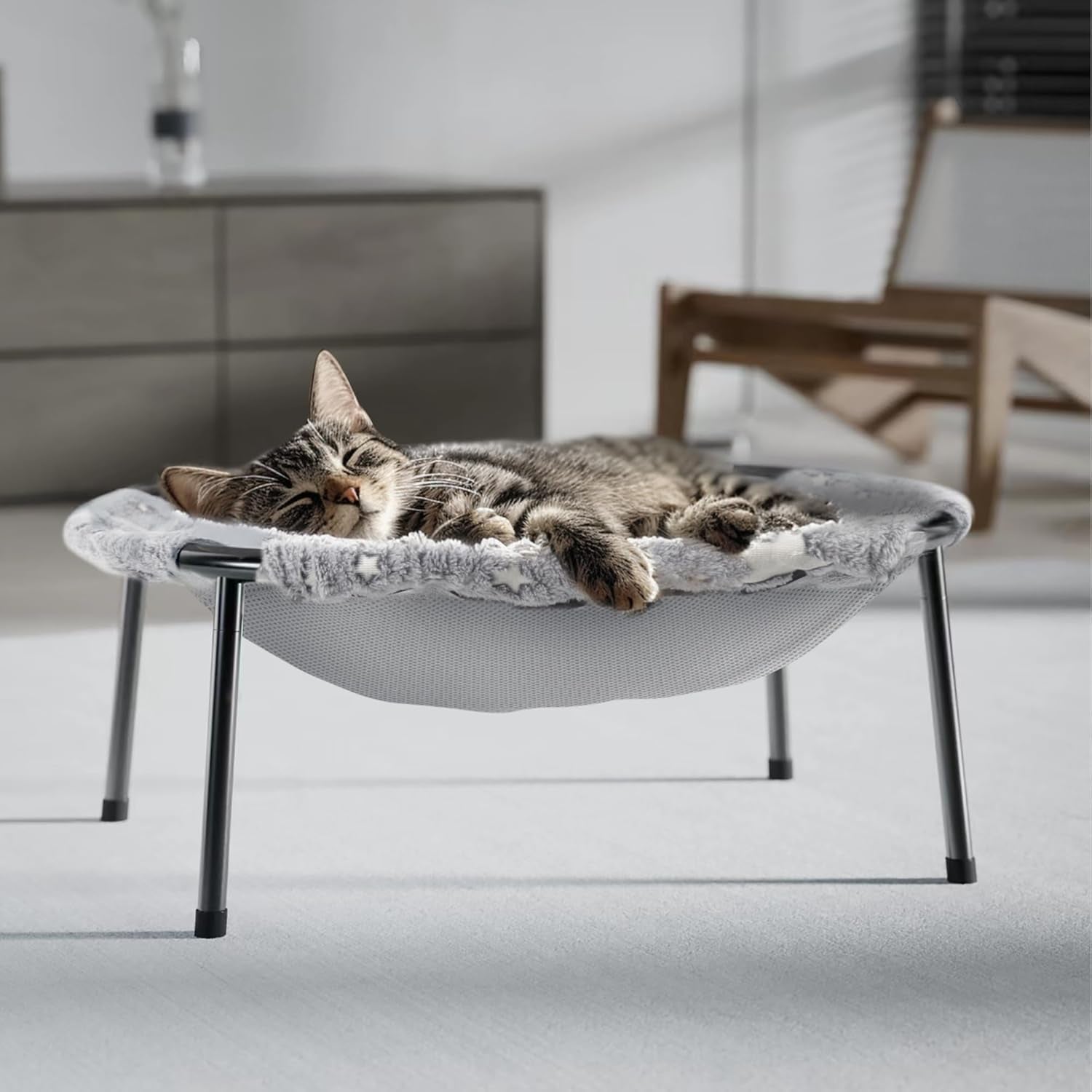 Elevated Glow in the Dark Cat Bed